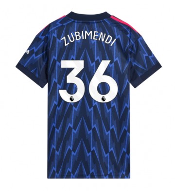 Arsenal Martin Zubimendi #36 Bortatröja Dam 2025-26 Kortärmad